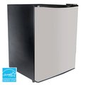 Avanti Avanti 2.4 cu. ft. Compact Refrigerator, Stainless Steel with Black Cabinet AR24T3S